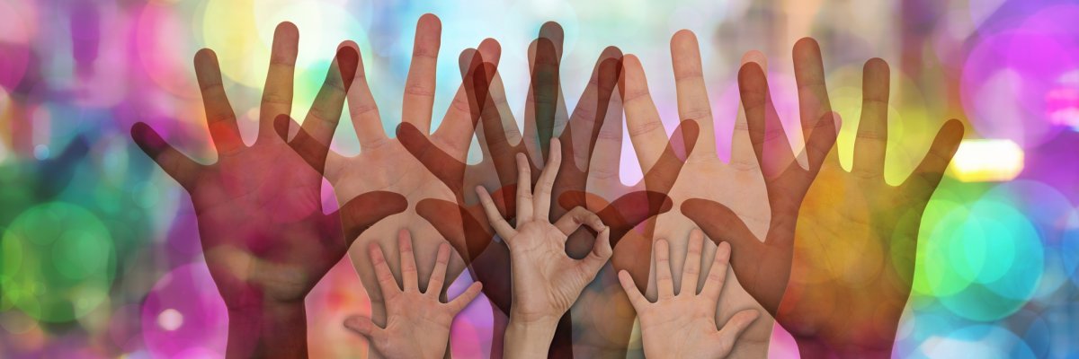 Bunte Hände Bunte Hände