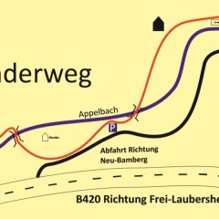 Skizze Wegeverlauf