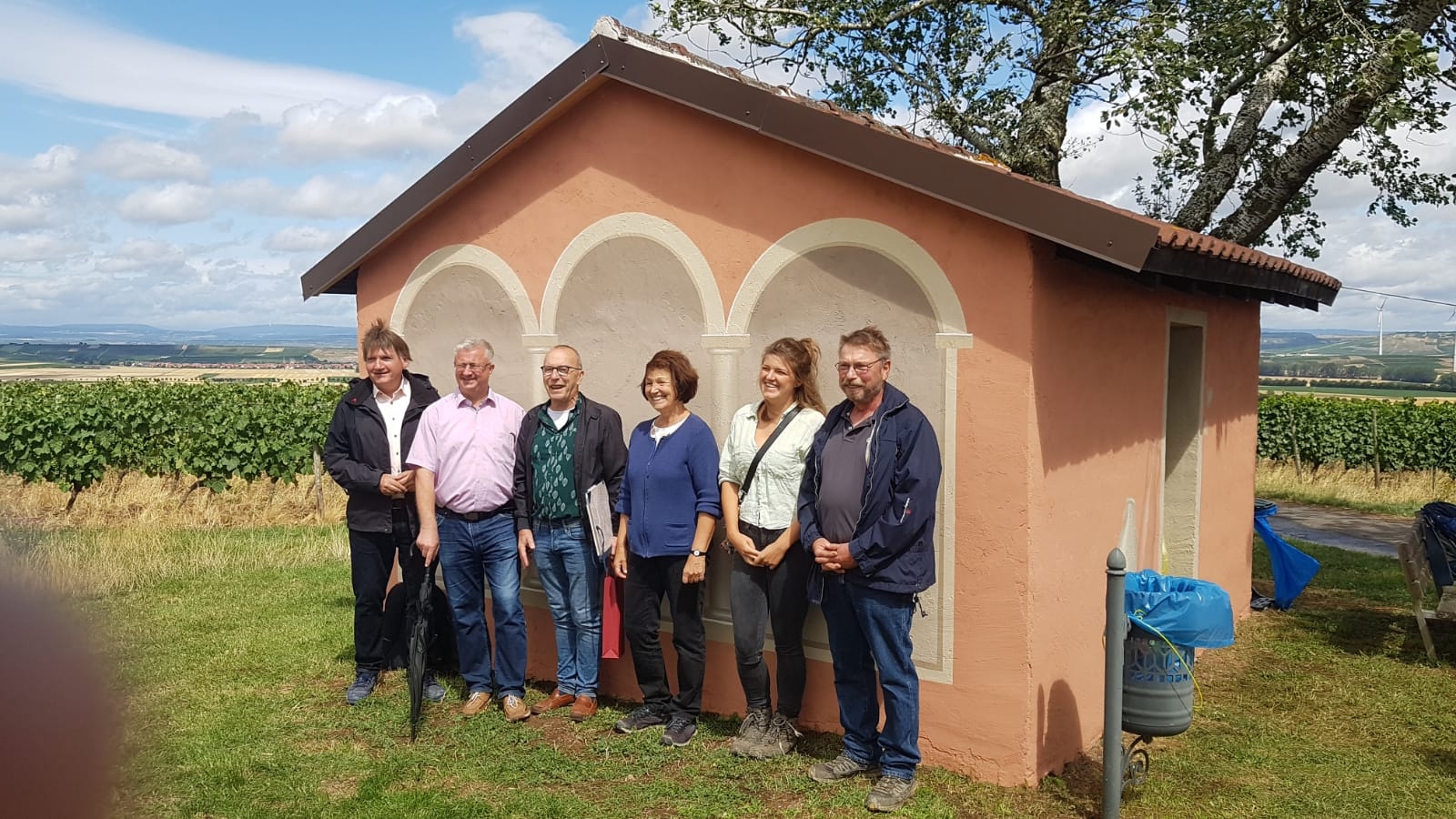 Einweihung der Weinbergshäuser