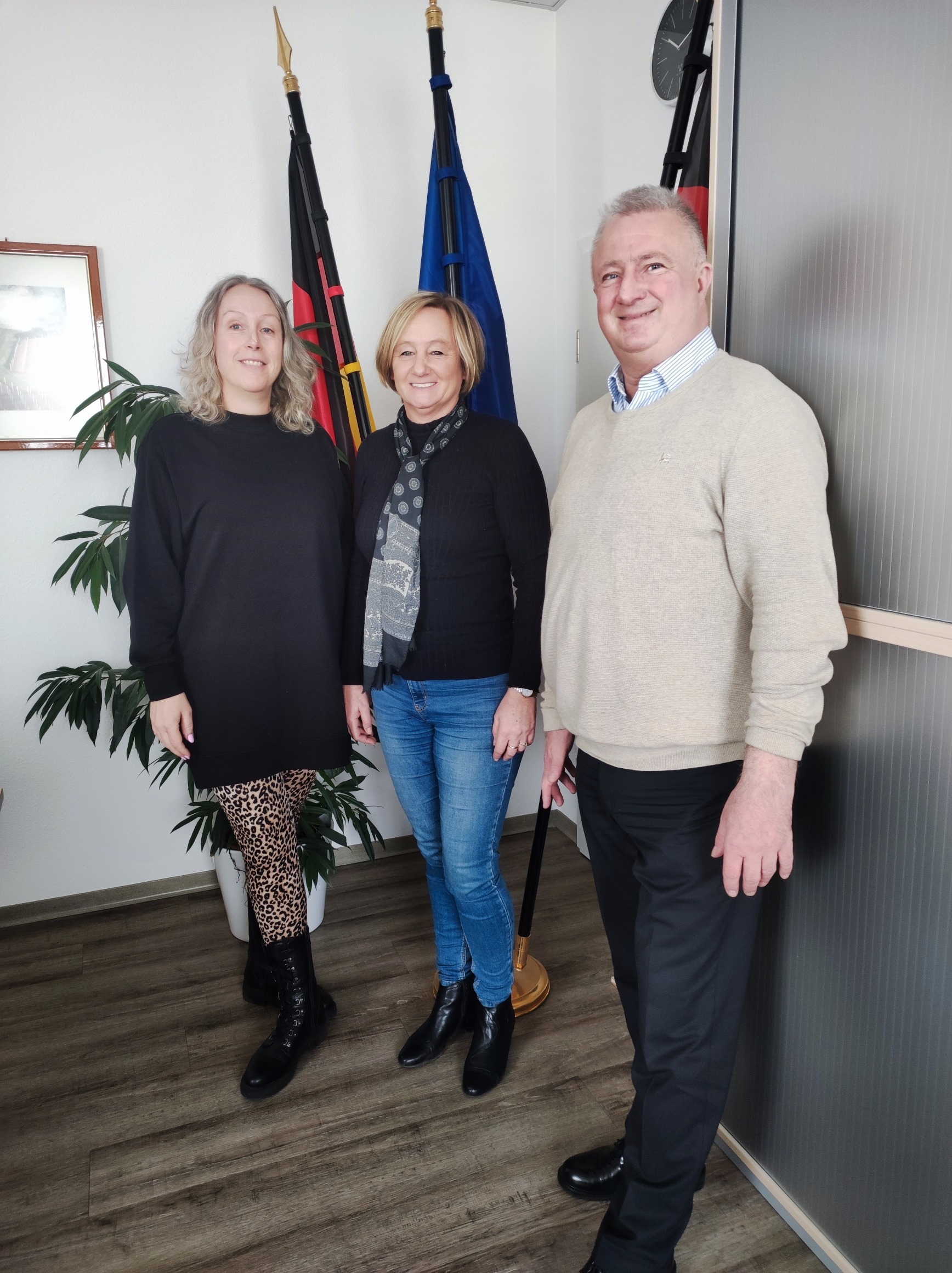 v.L. O. Matheis-Grieder, T. Werner, BGM G. Rocker