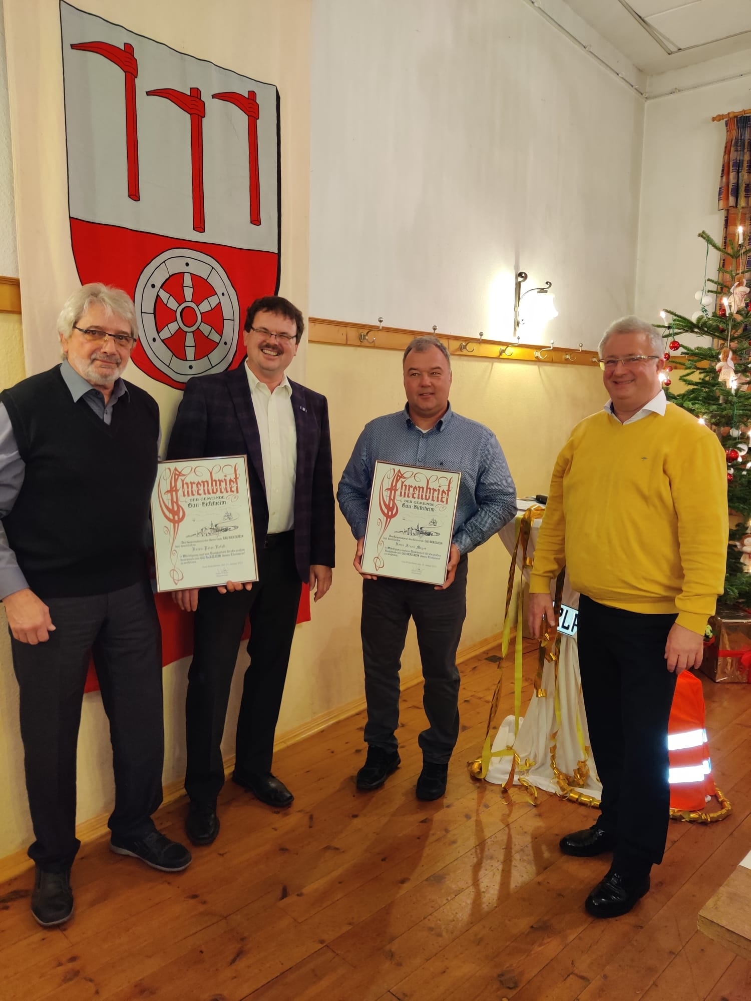 Übergabe Ehrenbrief