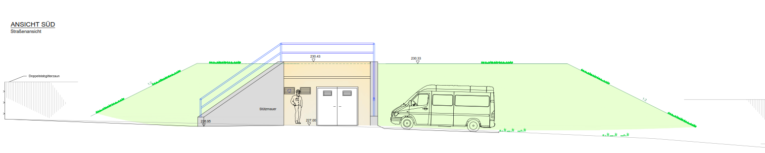 Skizze Hochbehälter