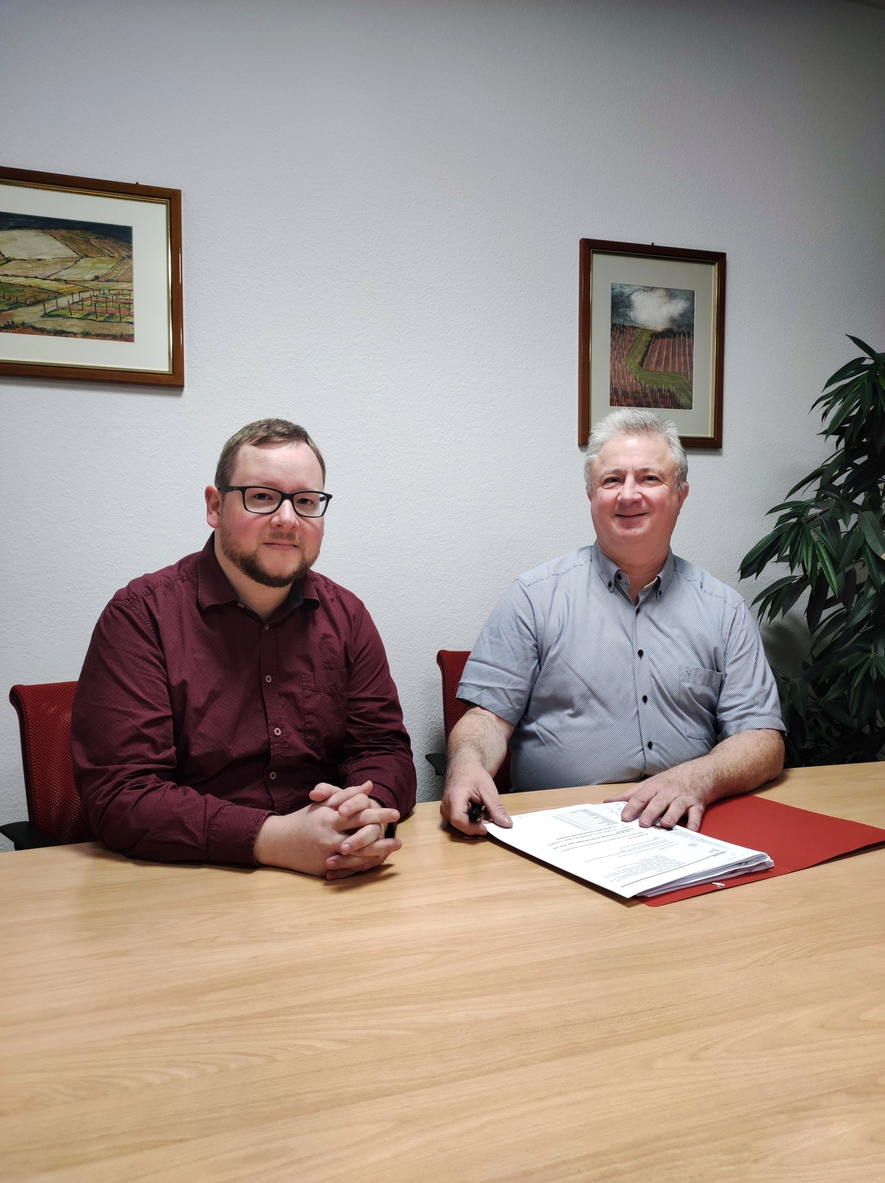 FB Leiter A. Greif und BGM G. Rocker