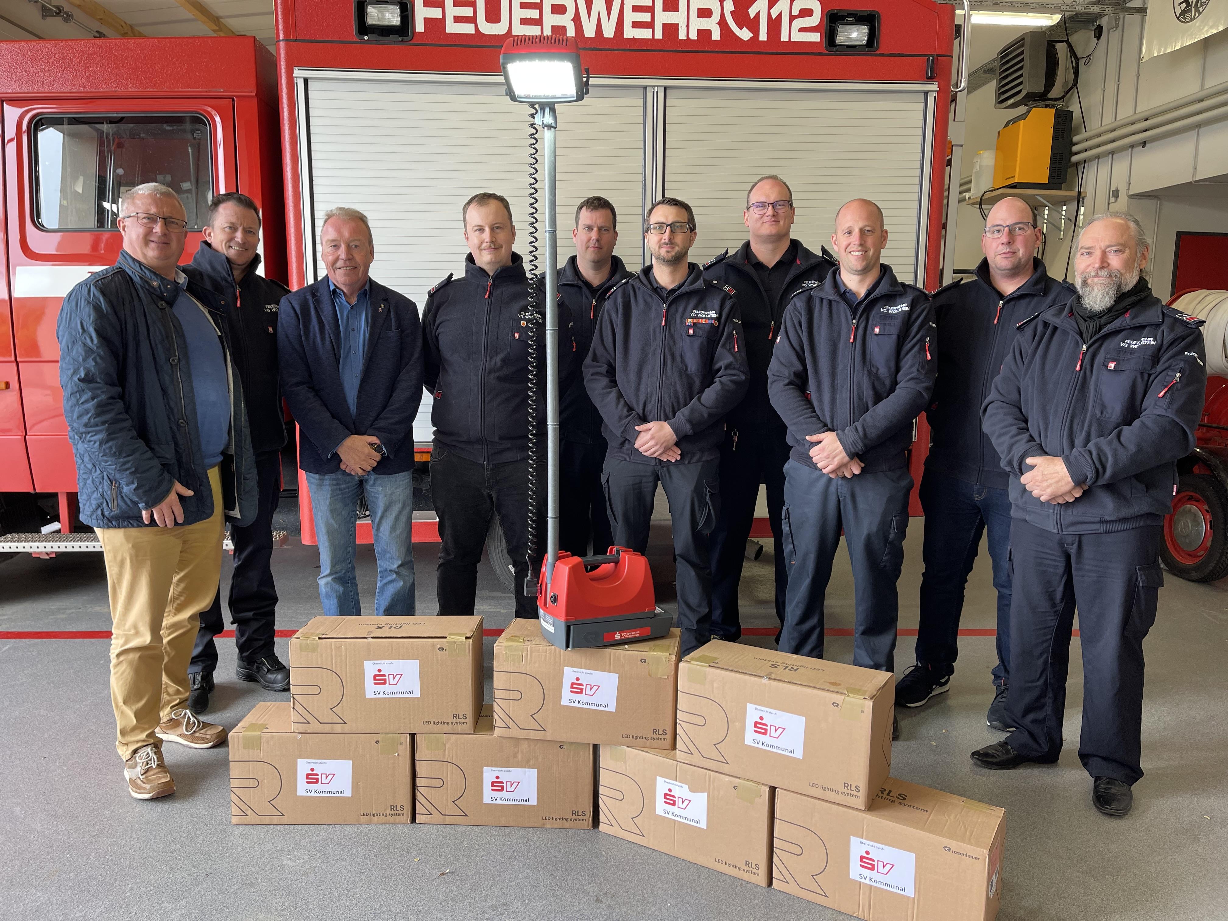 Übergabe der Beleuchtungssysteme