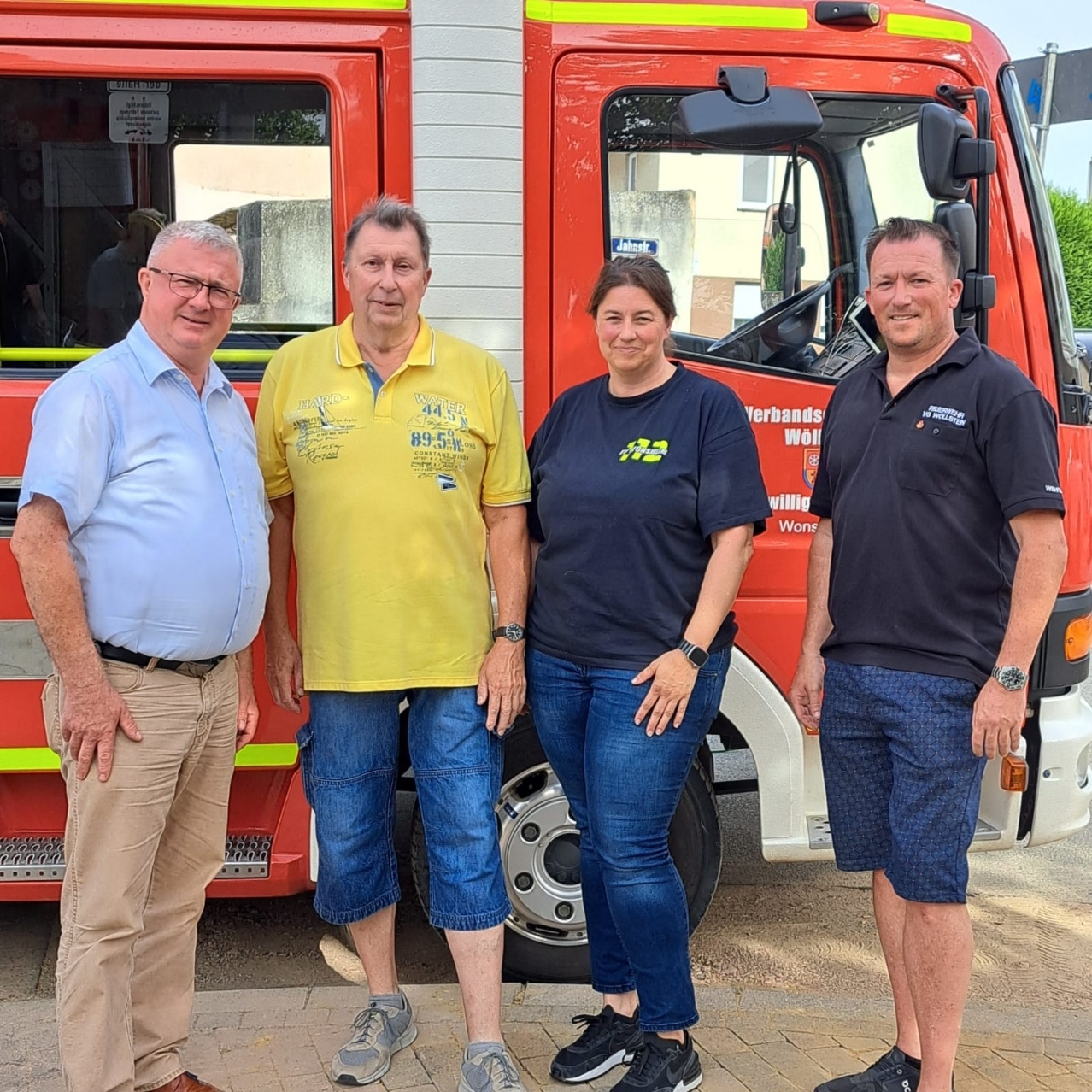 Bürgermeister Gerd Rocker auf dem Fest der FFW Wonsheim