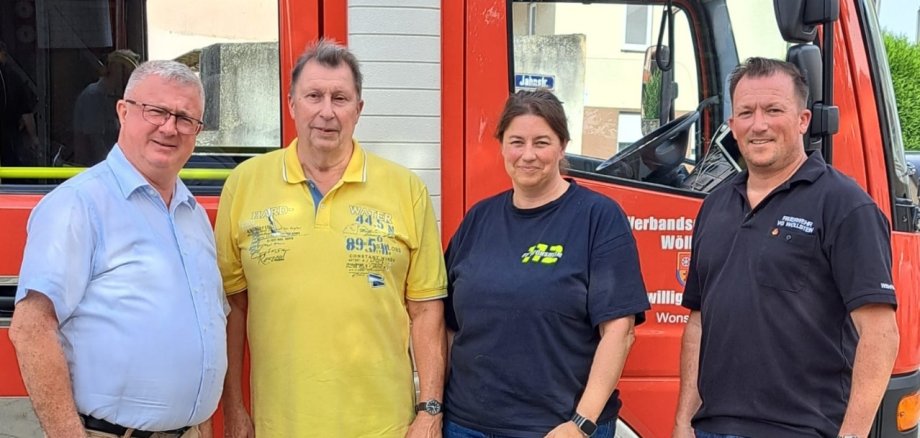 Bürgermeister Gerd Rocker auf dem Fest der FFW Wonsheim