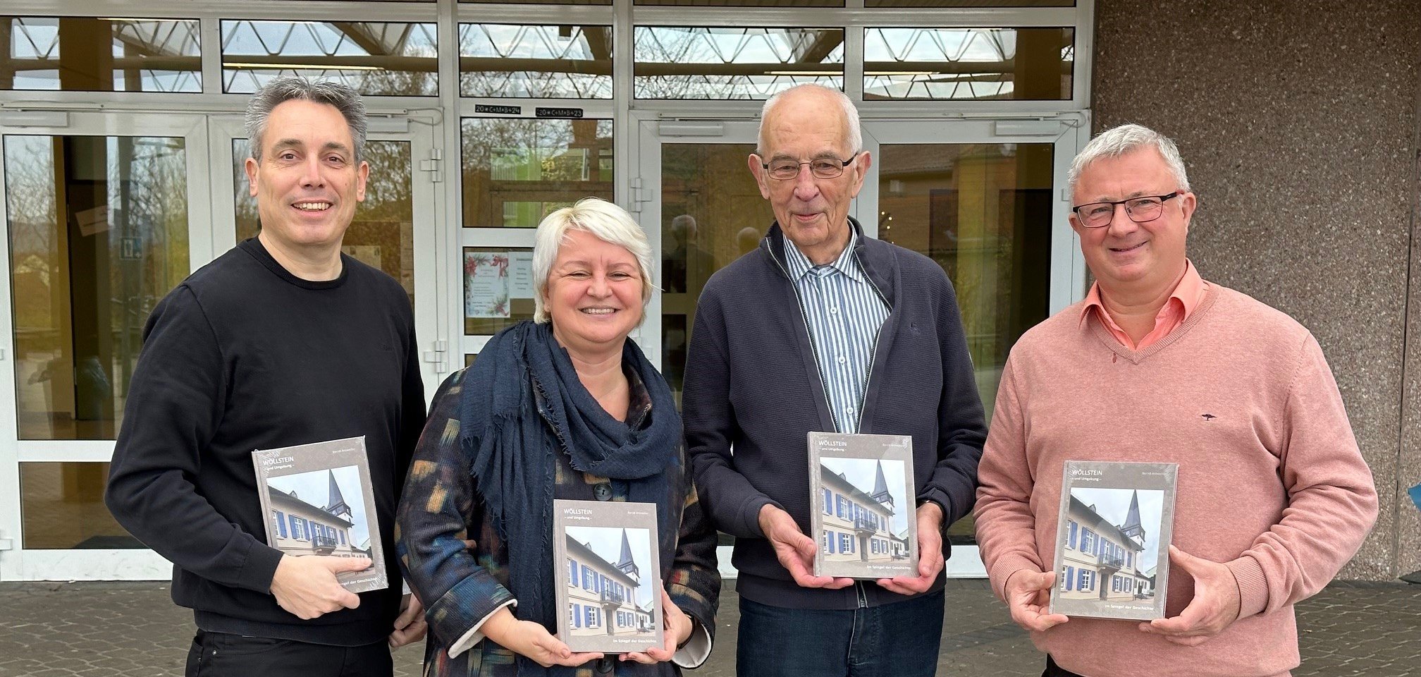 Christoph Beuscher, Elena Seiler, Bernd Antweiler und Bürgermeister Gerd Rocker