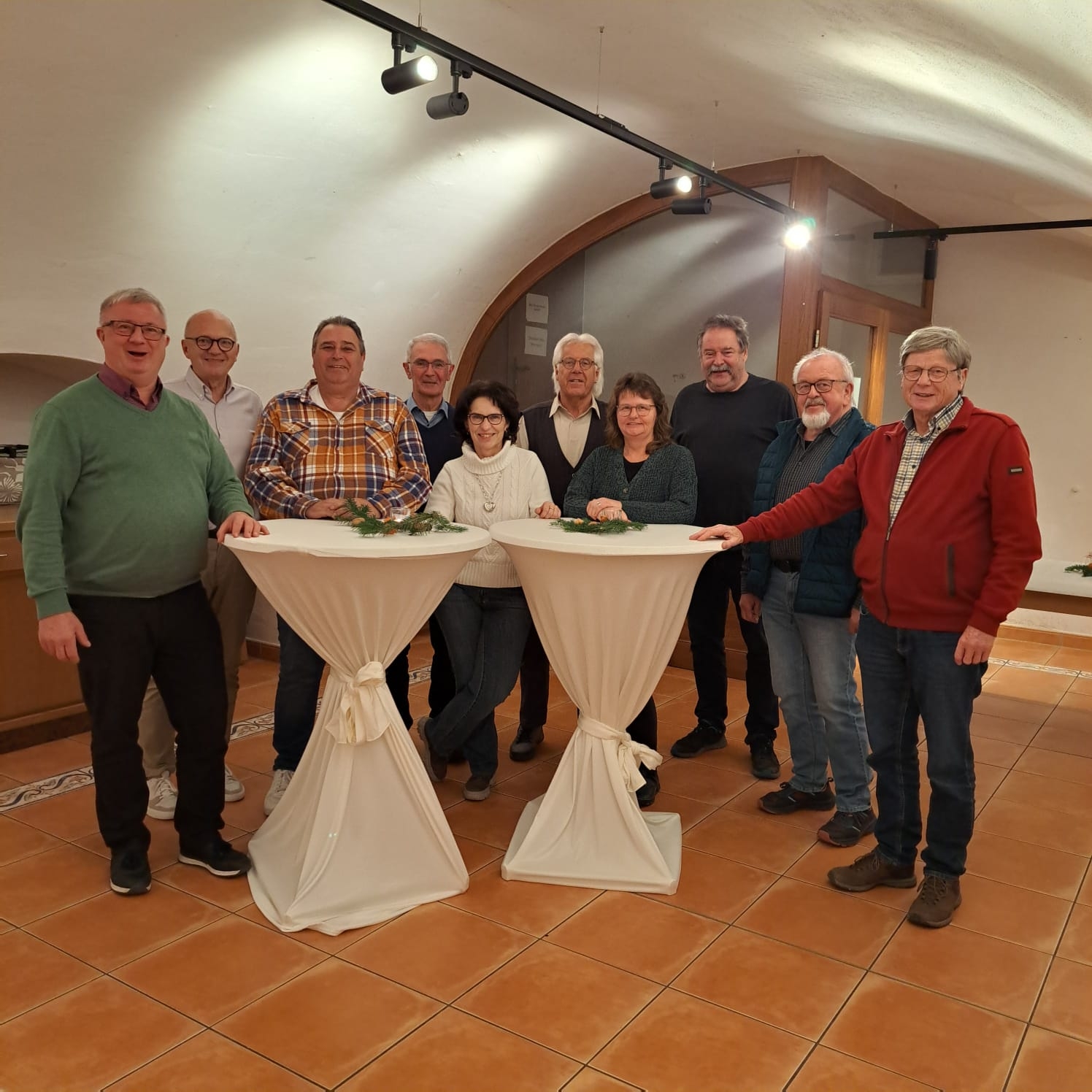 Bürgermeister Rocker mit dem Bürgerbusteam