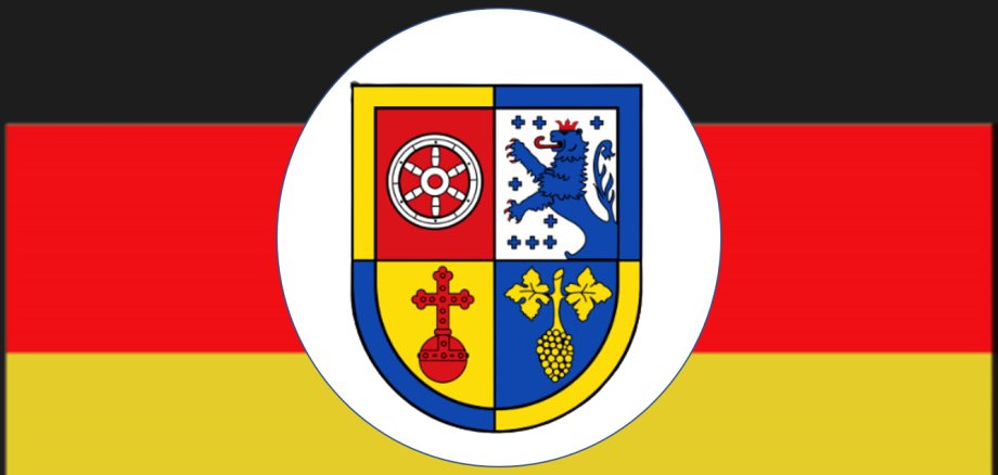Deutschlandfahne und VG Logo