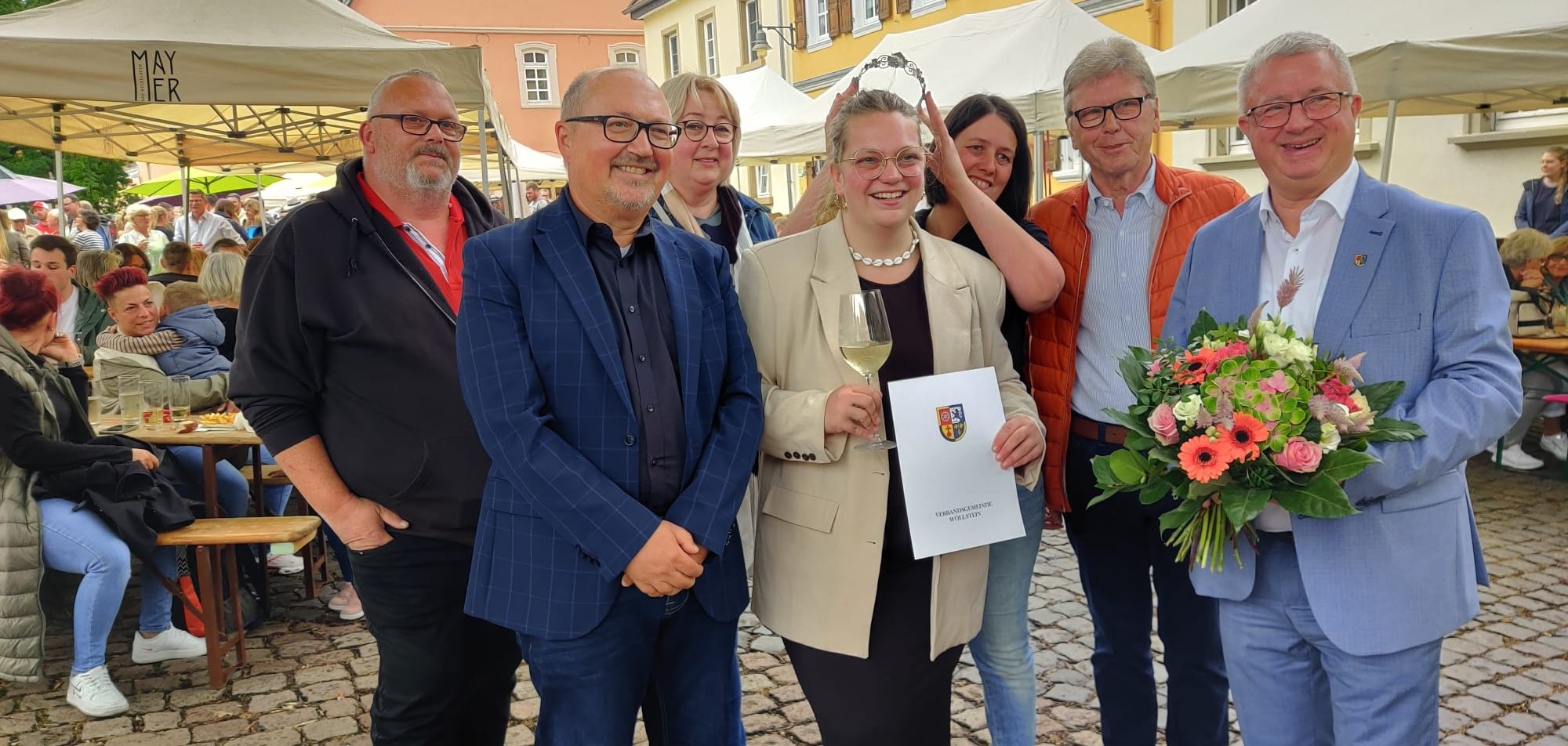 Abkrönung von Maria I, VG Weinkönigin