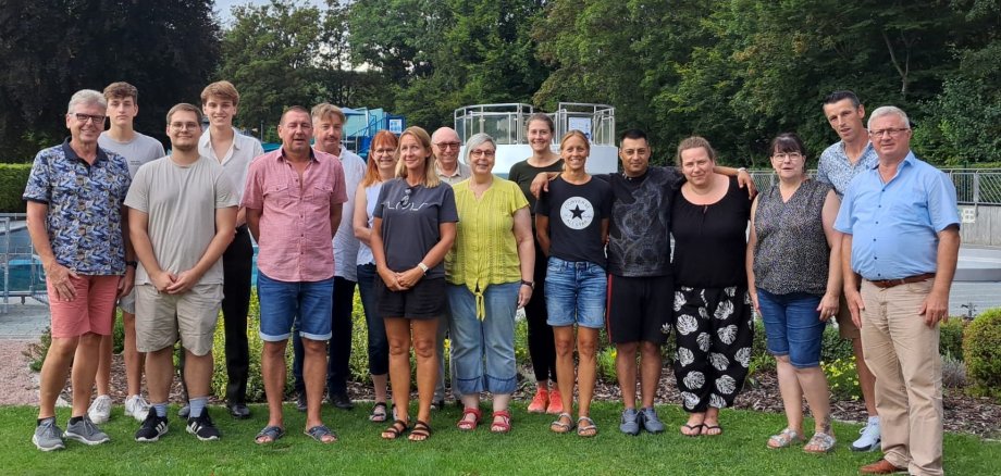 Schwimmbad-Team 