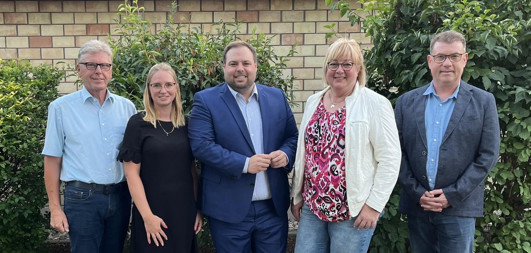 v.l.: Alfons Schnabel, Beatrice Gerhart, Johannes Brüchert,
Silke Frohnhöfer und Michael Kohn