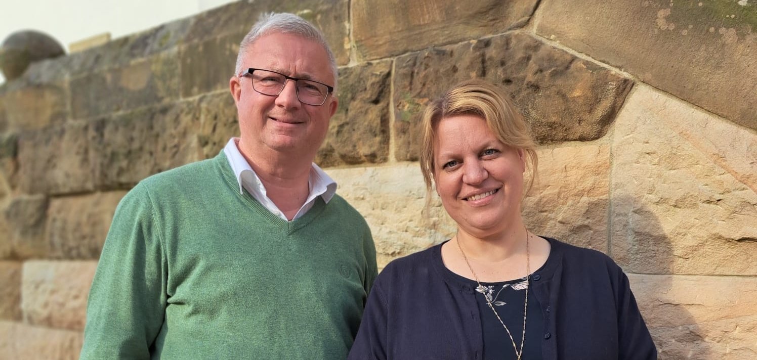 Bürgermeister Gerd Rocker und Gleichstellungsbeauftragte Kristin Schüler