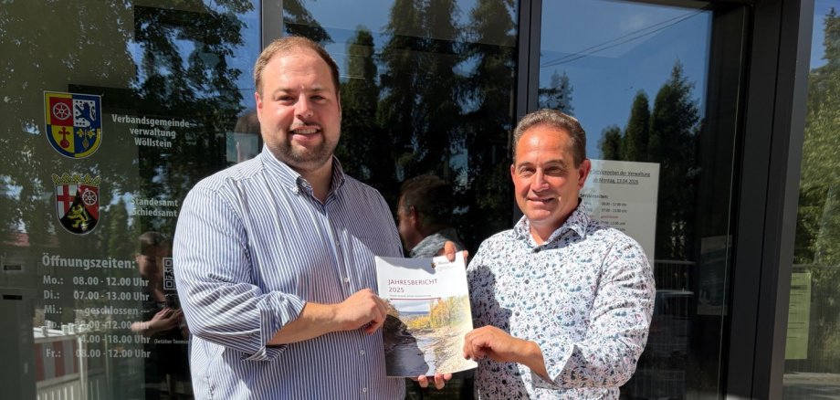 Bürgermeister Brüchert und Dr. Hannes Kopf