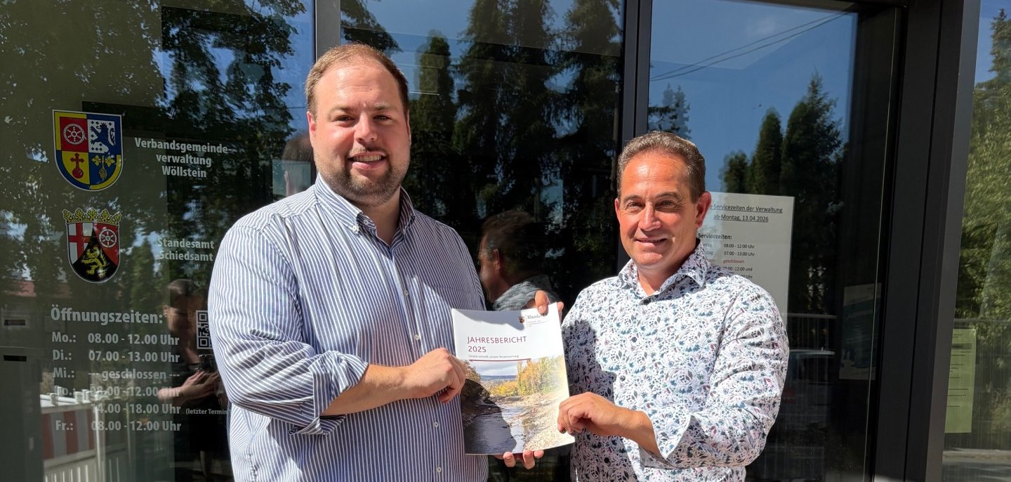 Bürgermeister Brüchert und Dr. Hannes Kopf