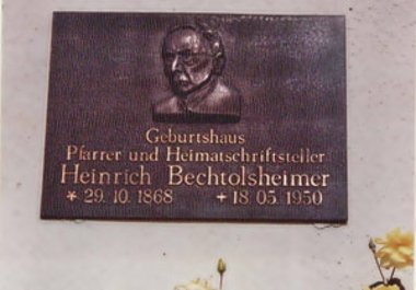 Gedenktafel Heinrich Bechtolsheimer